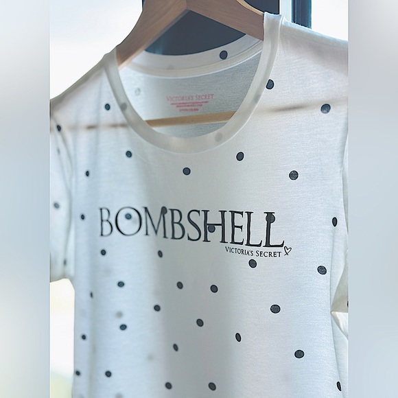 NWT | Victoria’s Secret - “Tag-less BOMBSHELL Polka Dot” T-Shirt - Picture 7 of 7